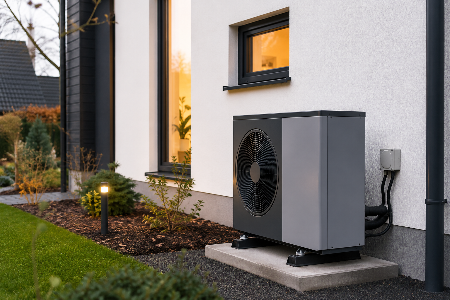 Värmegården AB installerar värmepump hos VVS-företag i Malmö.